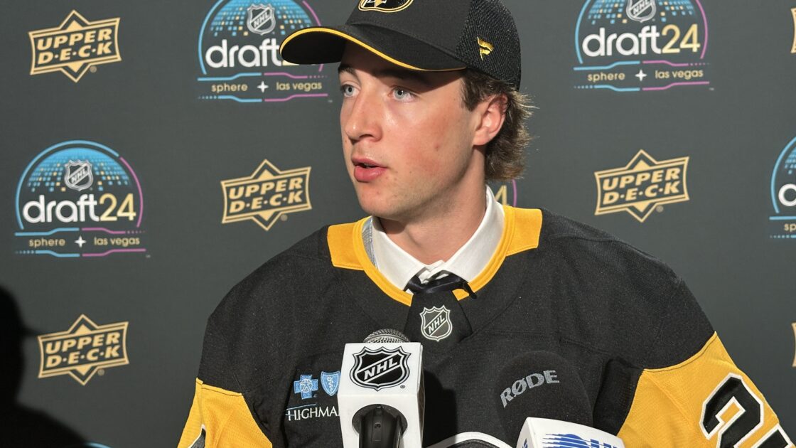 Harrison Brunicke, Pittsburgh Penguins Draft Pick, 44th overall 2024