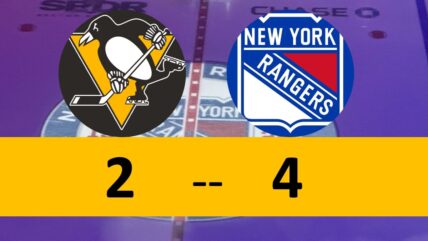 Pittsburgh Penguins Game 4-2 Loss New York Rangers