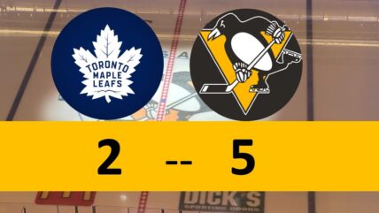 Pittsburgh Penguins Game 5-2 win Toronto Maple Leafs