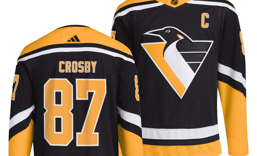 Pittsburgh Penguins Reverse Retro Jersey, Sidney Crosby