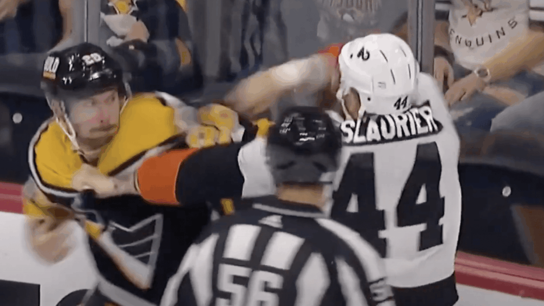 Pittsburgh Penguins, Marcus Pettersson fight