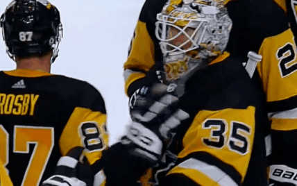 Sidney Crosby, Tristan Jarry, Pittsburgh Penguins wrap