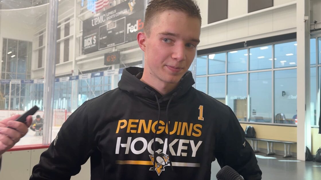 Pittsburgh Penguins prospect goalie Sergei Murashov
