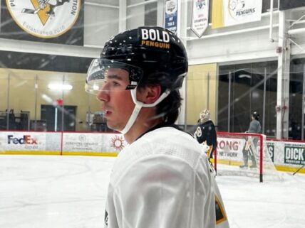 Brayden Yager, PIttsbrugh Penguins development camp