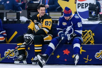 Pittsburgh Penguins, Sidney Crosby at NHL All-Star Game Skills Competition. Nikita Kucherov