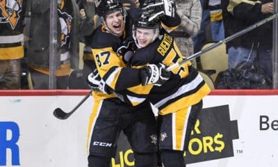 Pittsburgh Penguins Sidney Crosby and Jake Guentzel