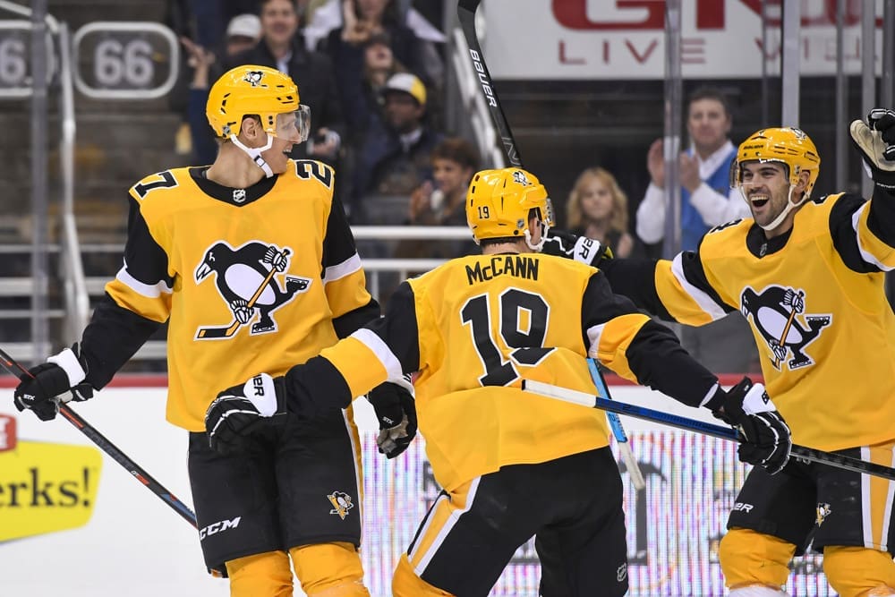 Riley Sheahan made an immediate impact in his Penguins debut - The