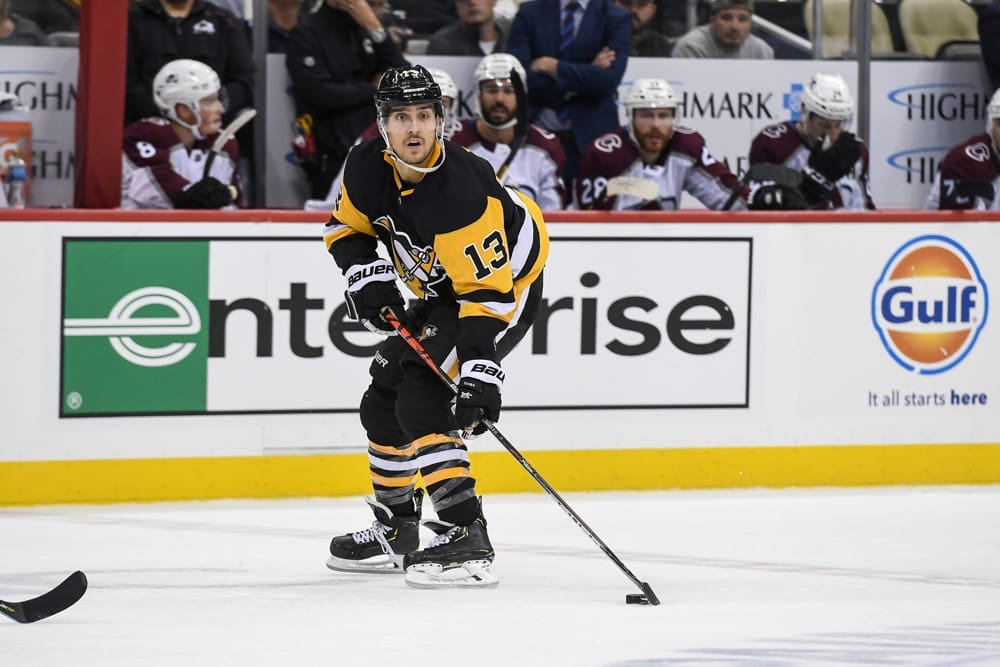 Penguins Score Brandon Tanev
