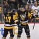 Pittsburgh Penguins lines with Evgeni Malkin Bryan Rust