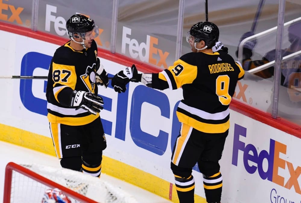 PIttsburgh Penguins, Sidney Crosby, Evan Rodrigues