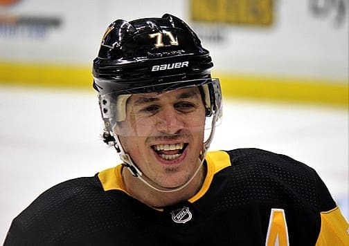 Penguins' Evgeni Malkin played with 'real serious' elbow injury