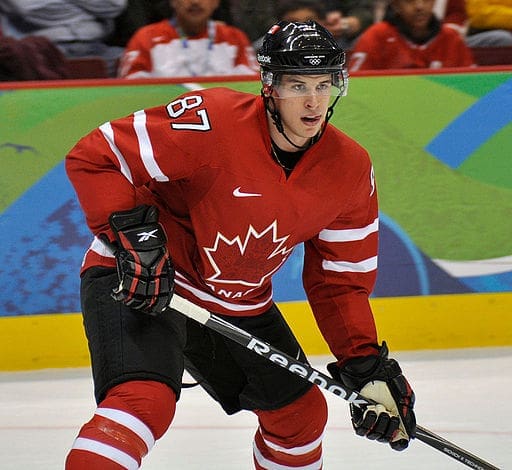 2010 Sidney Crosby Pittsburgh Penguins Olympic Gold Medalist