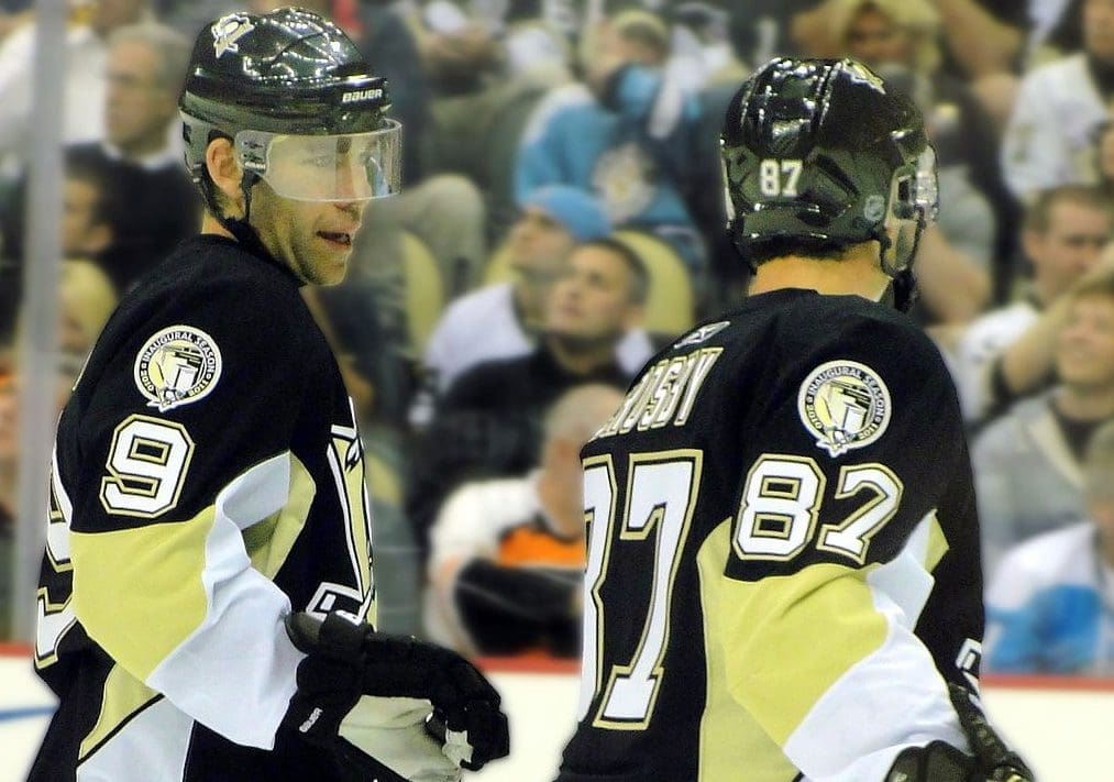 Pascal Dupuis Sidney Crosby Pittsburgh Penguins