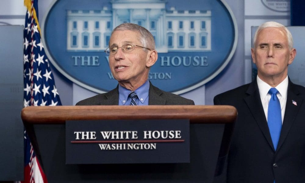 Dr. Fauci coronavirus update NHL return to play scenario (Official White House Photo by D. Myles Cullen)
