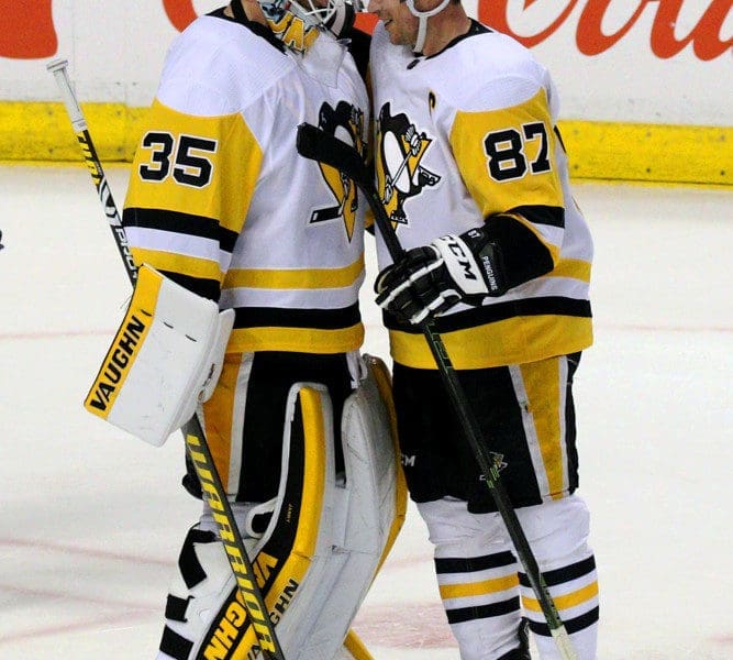 NHL return, Pittsburgh Penguins Tristan Jarry and Sidney Crosby