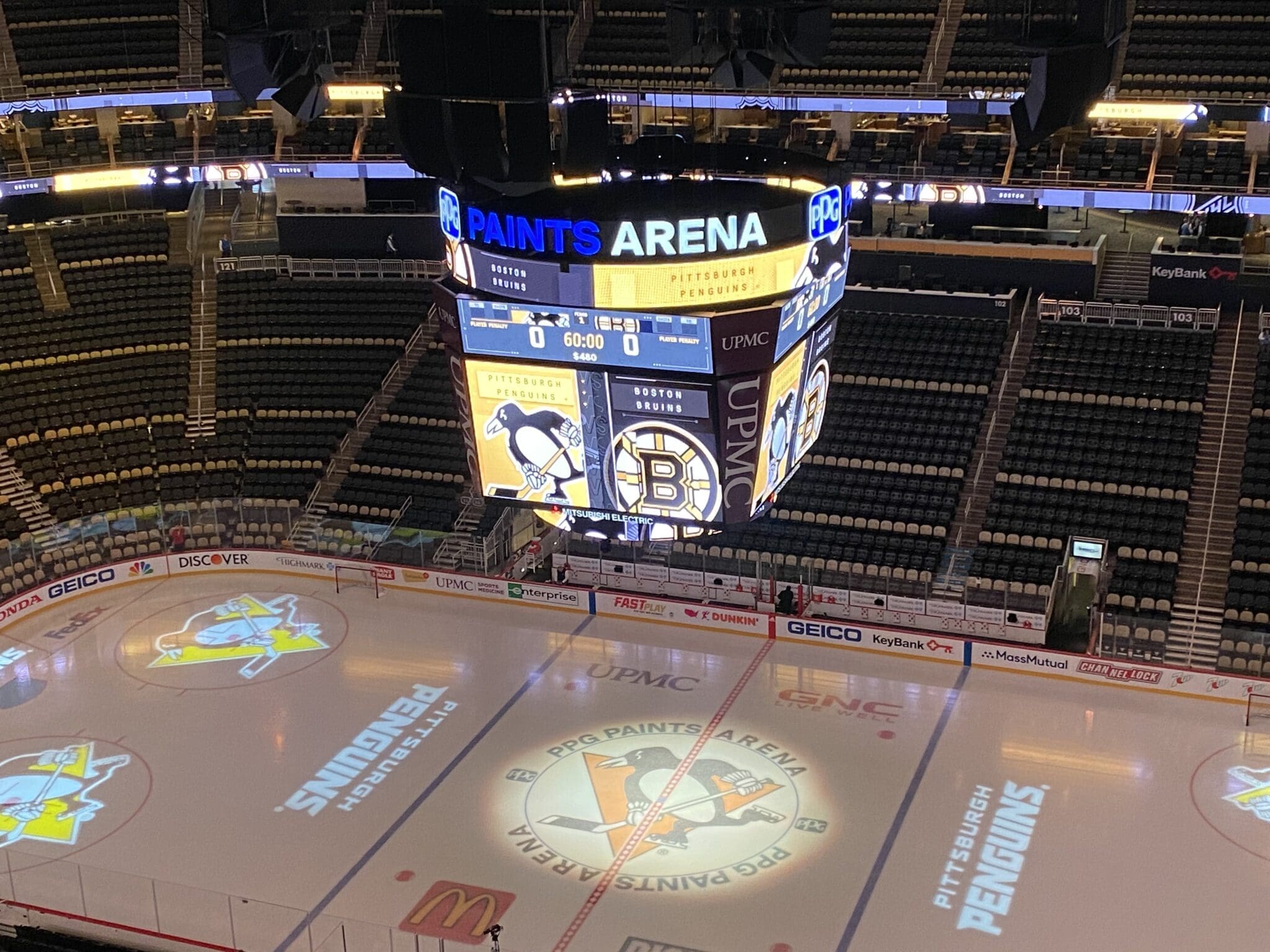 Section 102 at PPG Paints Arena 