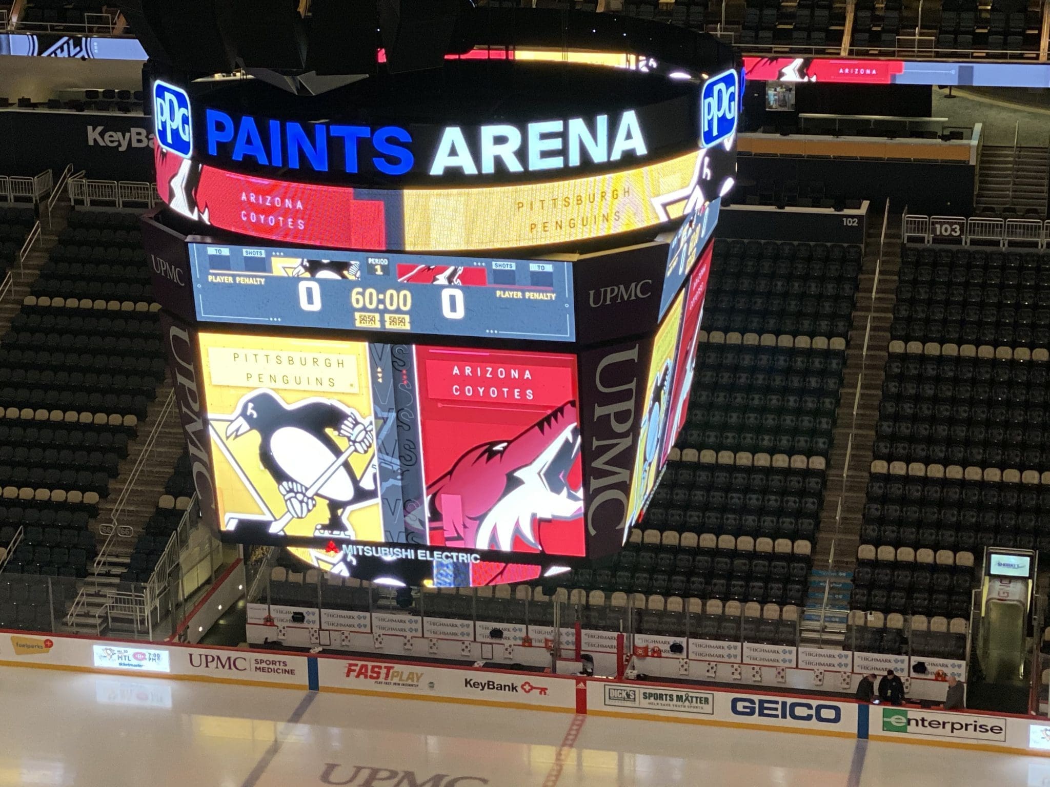 Pittsburgh Penguins Game vs. Arizona Coyotes