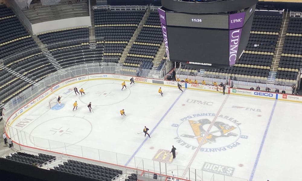 Pittsburgh Penguins training camp scrimmage