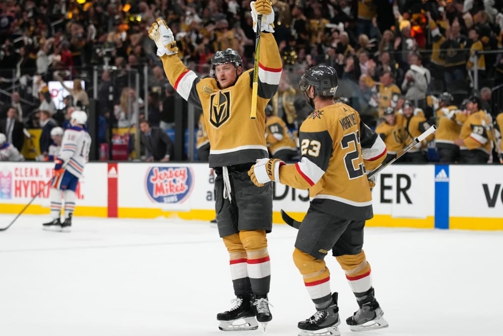 Pittsburgh Penguins inside dirt, Vegas Golden Knights win Game 1, NHL Stanley Cup Playoffs