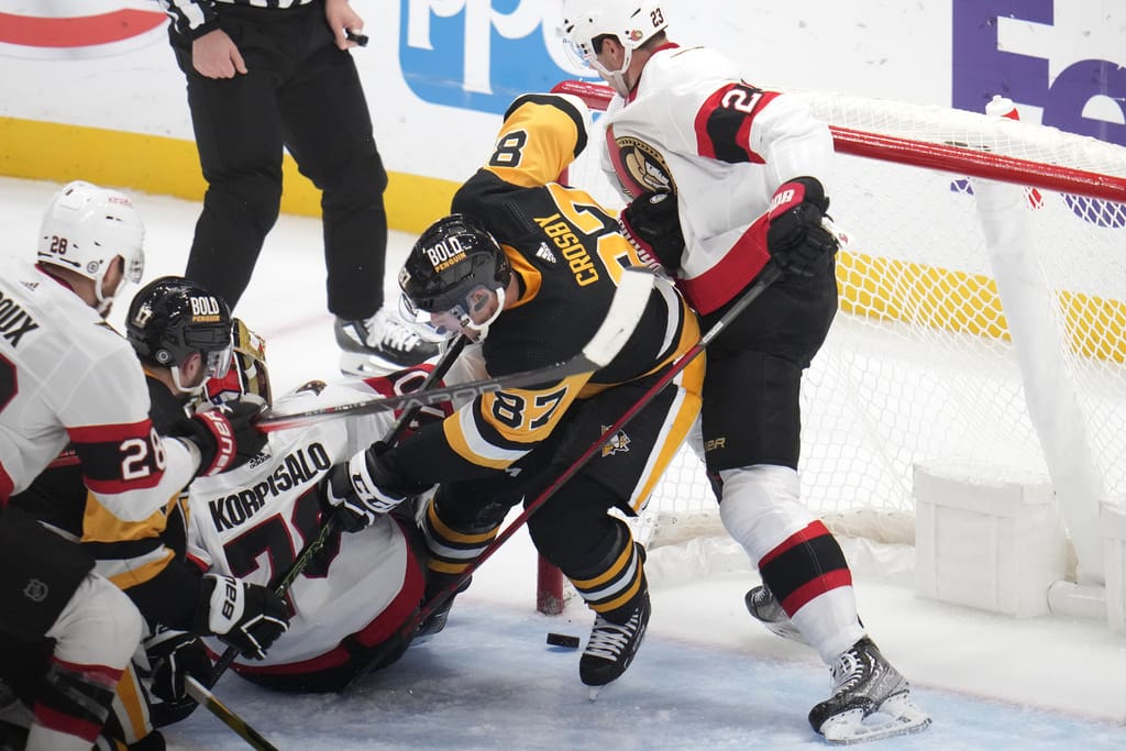 Pittsburgh Penguins game, Sidney Crosby, Ottawa Senators