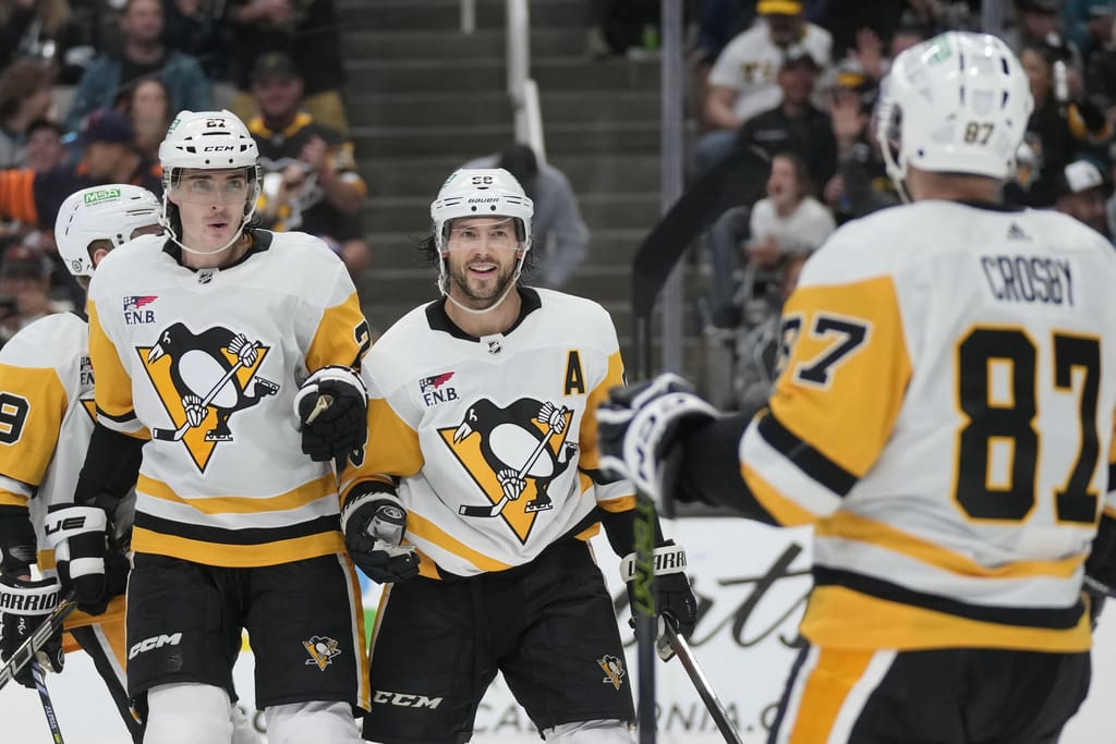 Pittsburgh Penguins game, Kris Letang, Sidney Crosby