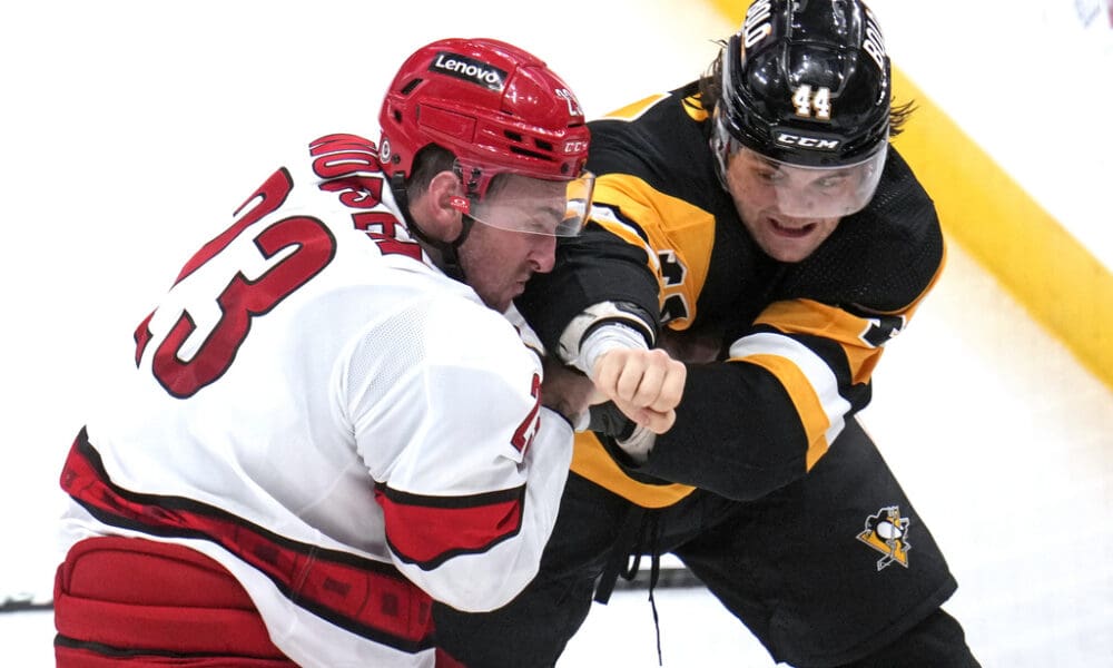 Pittsburgh Penguins, Penguins game, jonathan gruden fight