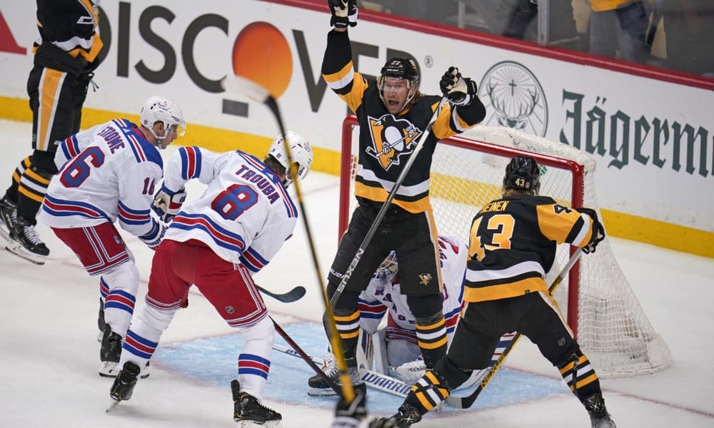 Pittsburgh Penguins, Jeff Carter game 3 Win, NHL TV Ratings