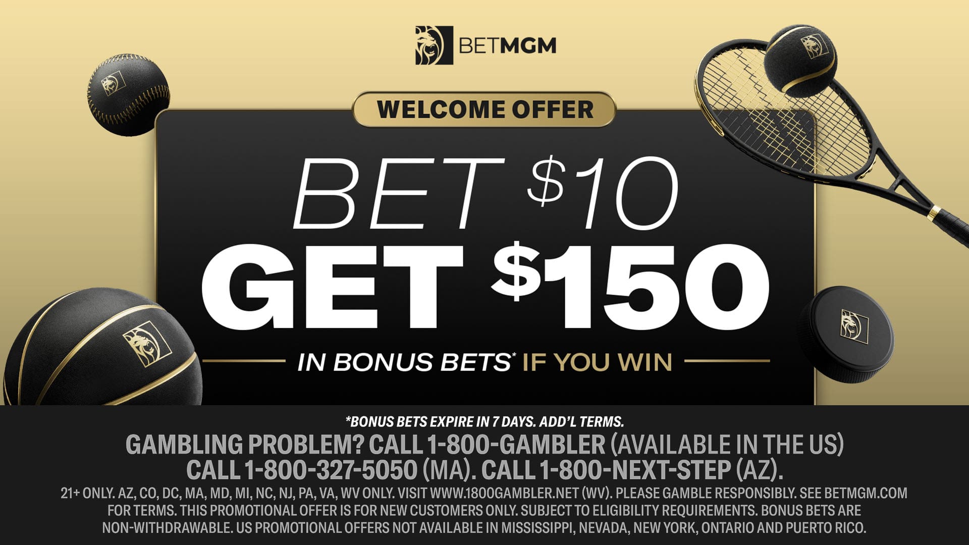 Register with the BetMGM bonus code to claim a $150 bet-and-get offer or $1,600 deposit match for NBA Playoffs games.