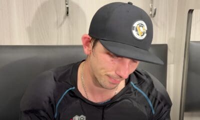 Alex Nedeljkovic Pittsburgh Penguins locker room