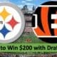 Pittsburgh Steelers, Bengals, DraftKings Promo