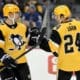 Pittsburgh Penguins Bryan Rust and Dominik Kahun