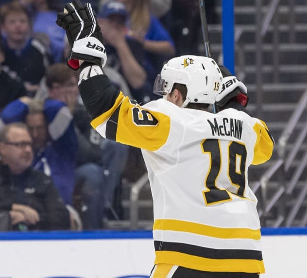 Pittsburgh Penguins forward Jared McCann