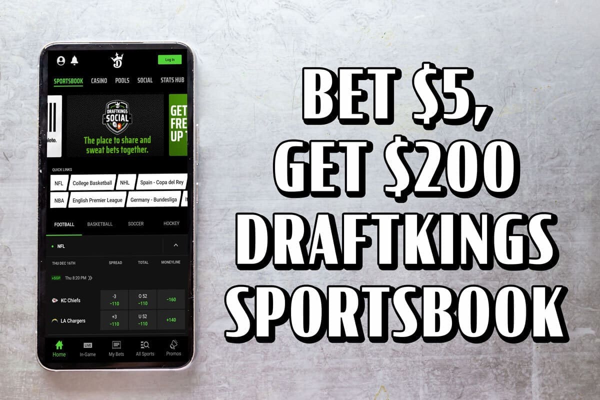 DraftKings Promo Code: Bet $5, Get $200 NFL Week 1 Bonus for