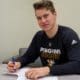 Sam Poulin sins ELC contract. Photo courtesy of Pittsburgh Penguins