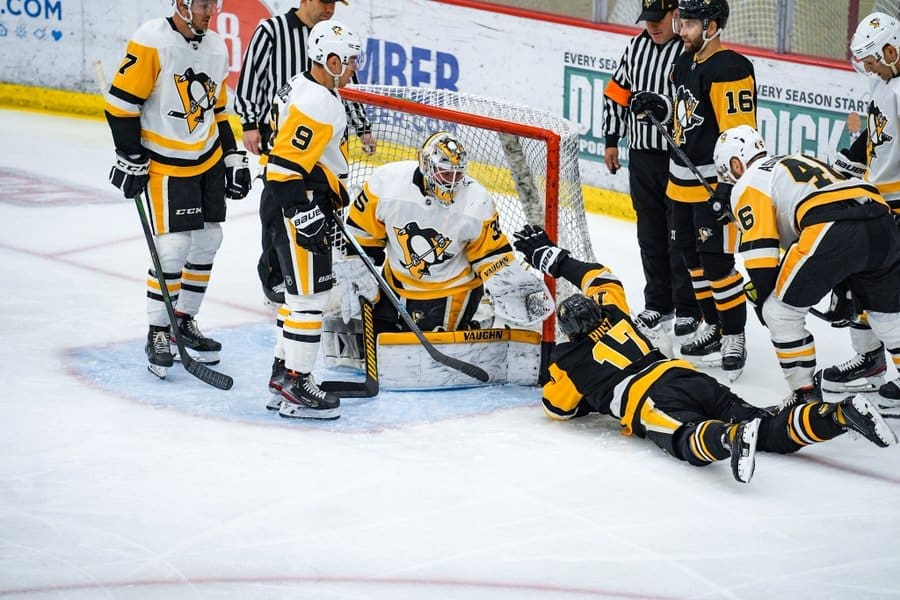 Pittsburgh Penguins Bryan Rust Matt Murray; Photo Courtesy of Pittsburgh Penguins