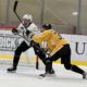 Pittsburgh Penguins: Fillip Hallander Battles Brian Dumoulin