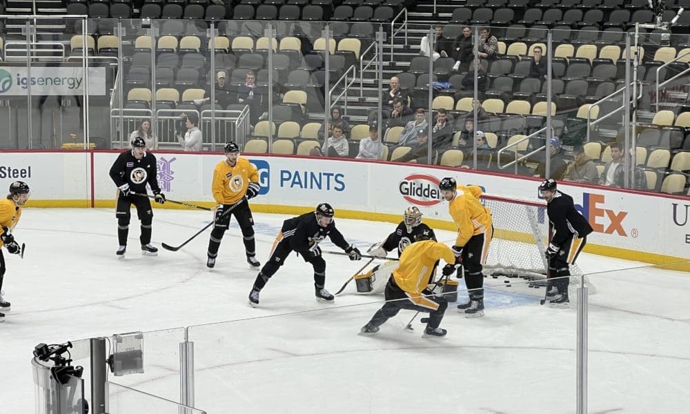 Pittsburgh Penguins Practice, Power play 2 Nov. 22