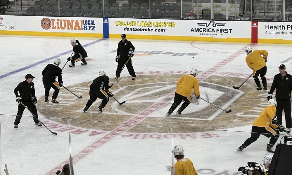 Pittsburgh Penguins practice, Las Vegas