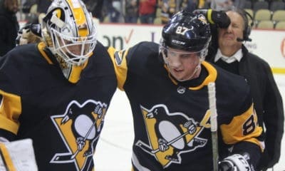 Matt Murray and Sidney Crosby Pittsburgh Penguins