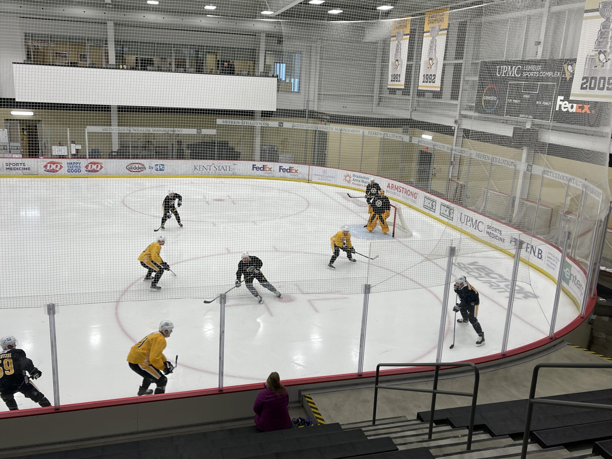 Pittsburgh Penguins practice