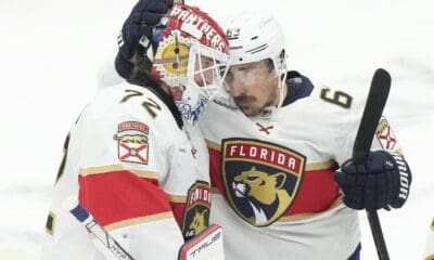 Brad Marchand, Florida Panthers snack. NHL trade talk, Penguins coaching search.