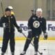 Pittsburgh Penguins Reilly Smith, John Ludvig practice