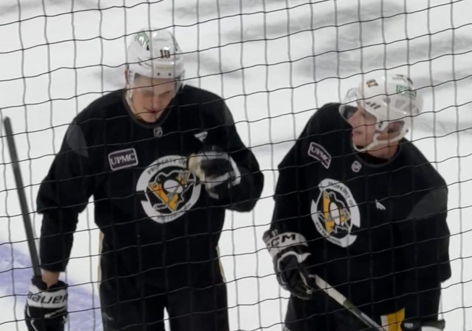 Pittsburgh Penguins practice, Jesse Puljujarvi, Sidney Crosby