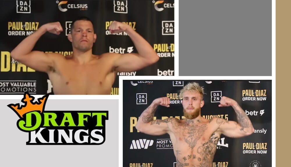 Nate Diaz, Jake Paul Fight Odds, Preview, DraftKings promo