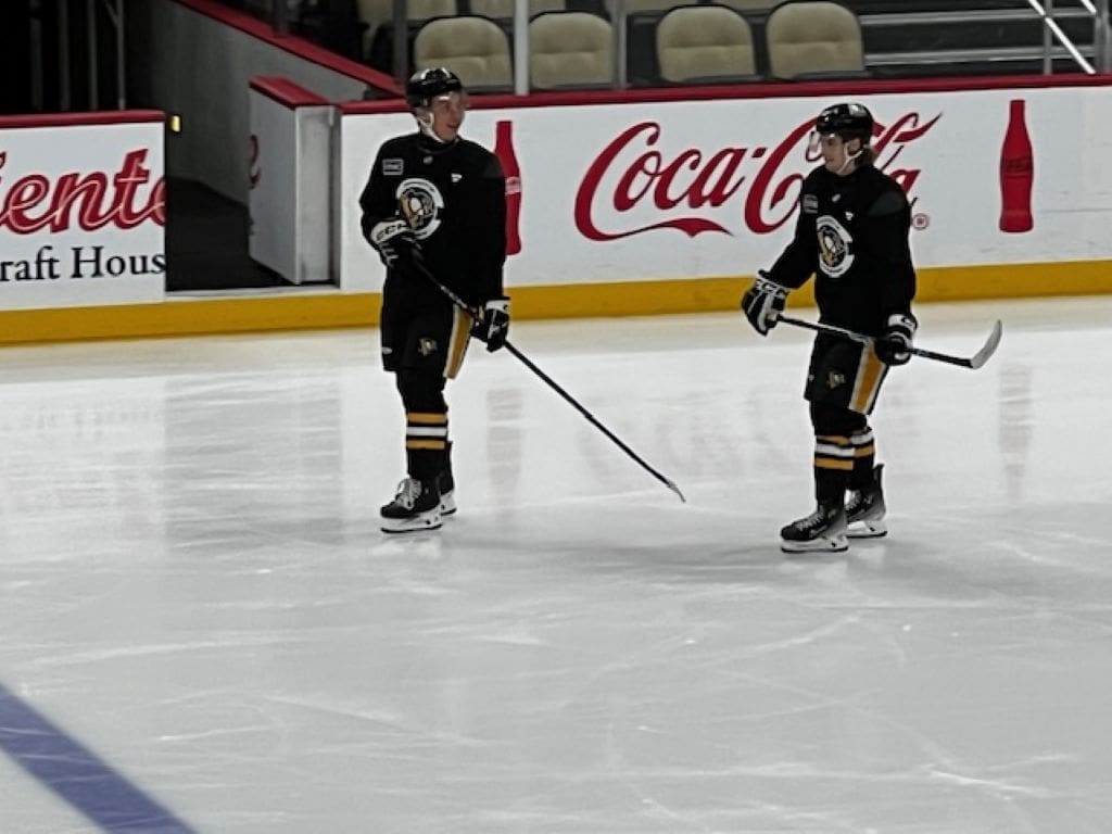 Rutger McGroarty and Ville Koivunen