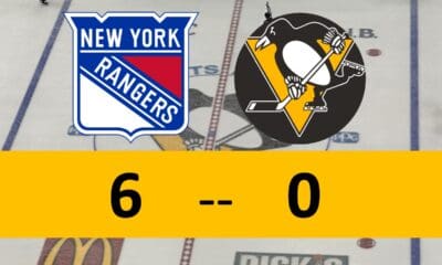 Pittsburgh Penguins Lose 6-0 New York Rangers