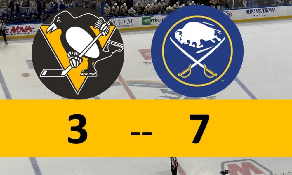 Penguins Game Lose 7-3 to Buffalo Sabres