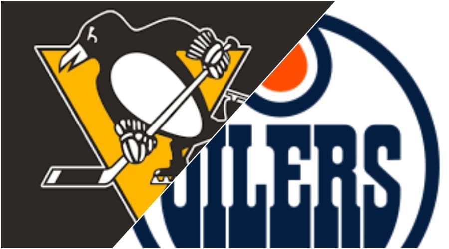 Pittsburgh Penguins score vs. Edmonton Oilers