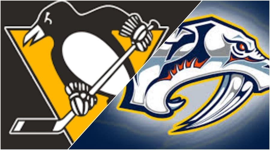 Pittsburgh Penguins Score vs. Nashville Predators