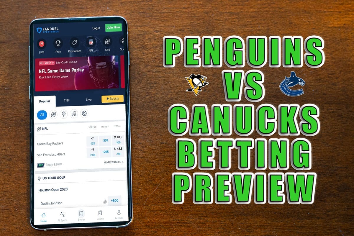 Penguins vs. Canucks Betting